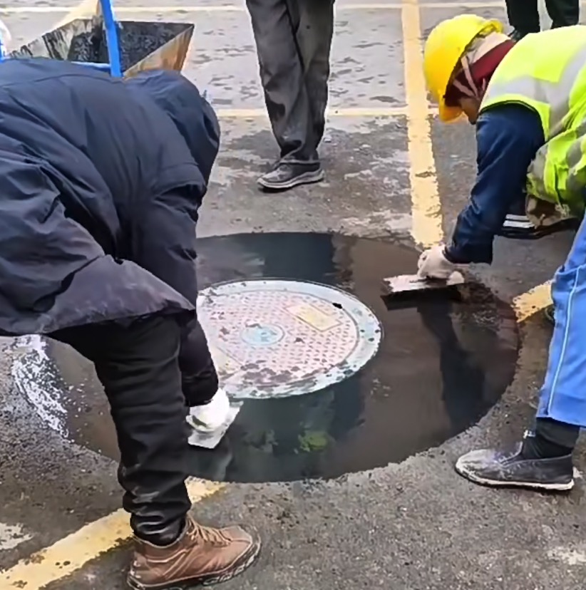 上海CGM伸缩缝浇注料/市政井盖抢修料(黑/灰)